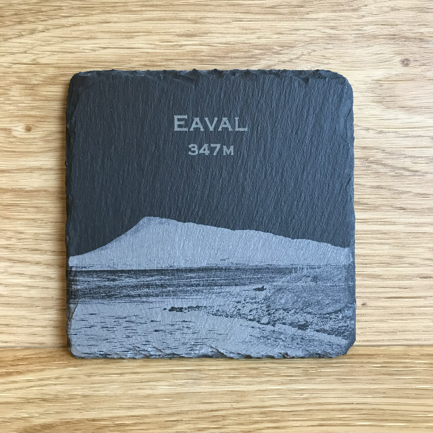 Eaval Slate Coaster - Scenic Scottish Highland Gift