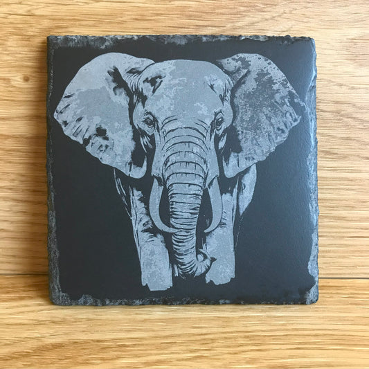 Elephant Slate Coaster